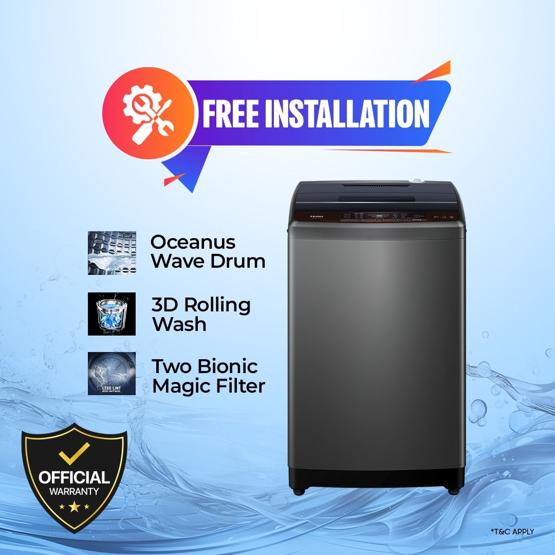 Haier 8Kg Top Load Automatic Washing Machine (HWM80-1269S6)