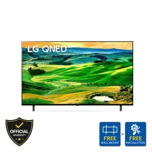 LG 55 Inch 4K Smart QNED TV (55QNED80SQA)