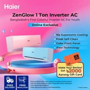 Haier 1 Ton ZenGlow Inverter AC (ZenGlow-13INVPX6)