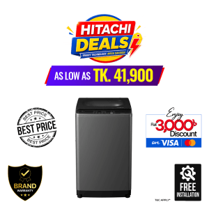 Hitachi 10 KG Top Loading Washing Machine (LTL 10MV00 GG)