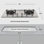 Gazi Smiss Gas Stove (EG-B720S) (LPG)