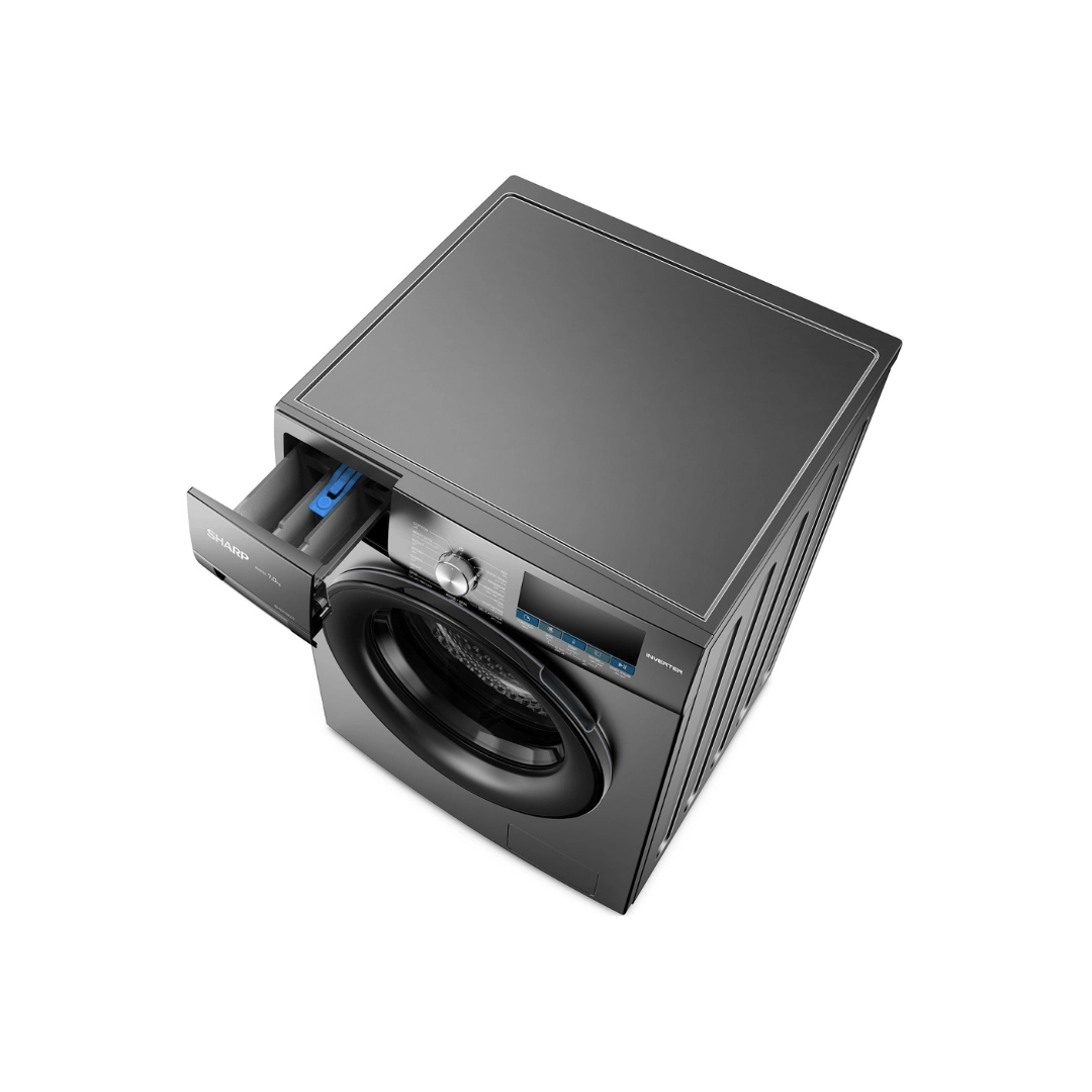 Sharp 8kg Front Loading Inverter Washing Machine (ES-FEI812DLZ-S)