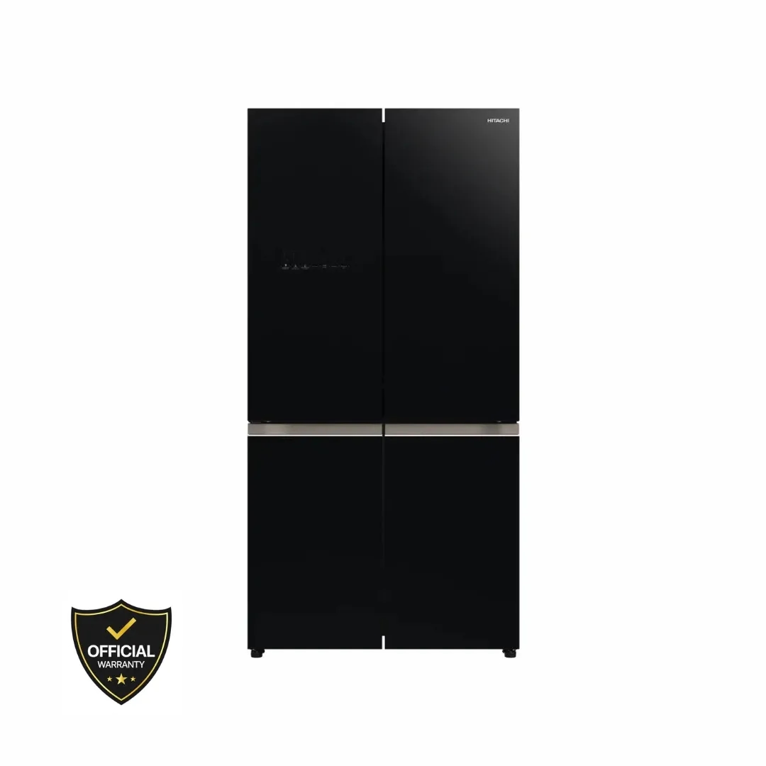Hitachi 638 Liters 4 Door French Bottom Freezer (R-WB640V0PB-TH-GBK)