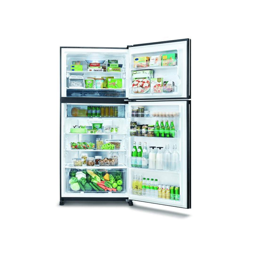 Sharp 600 Liters Glass Door Inverter Refrigerator (SJ-PG60P2-BK)