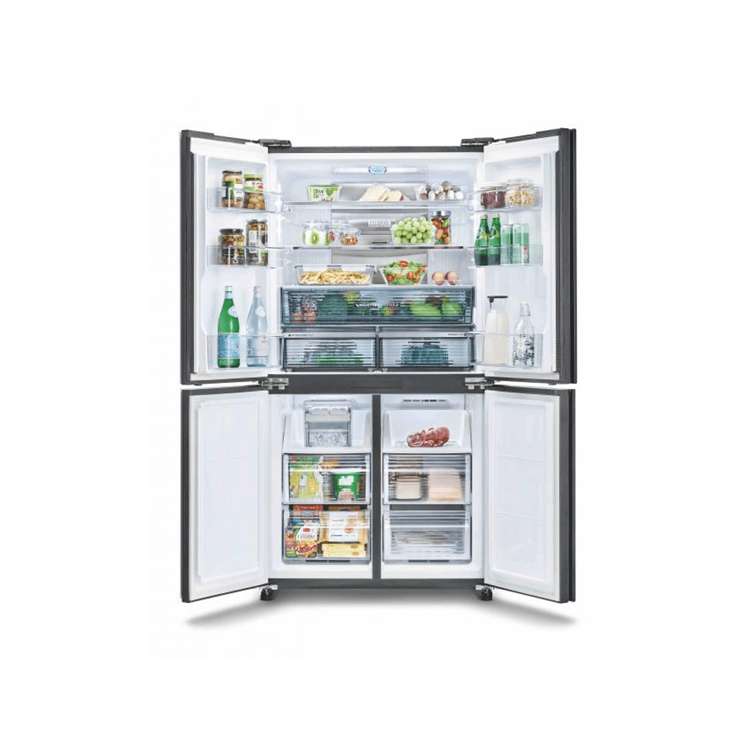 Sharp 567 Liters 4 Door Side by Side Refrigerator (SJ-VX57PG-BK)