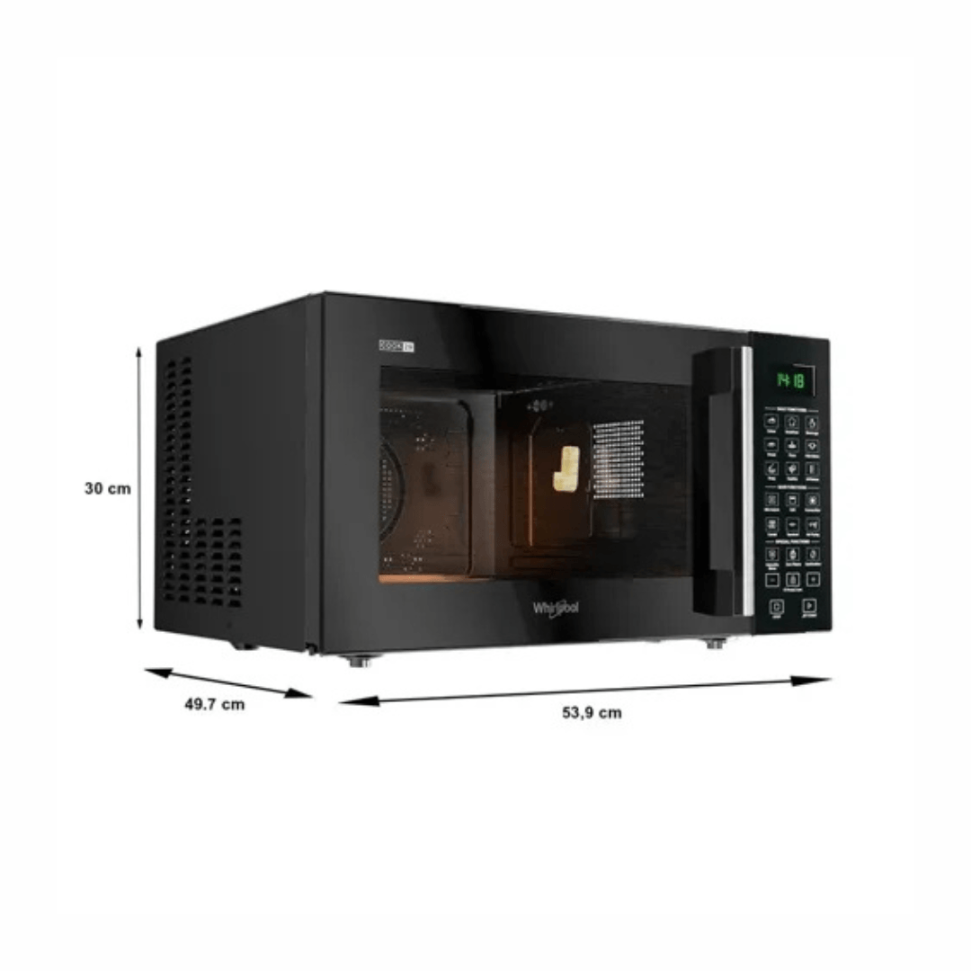 Whirlpool Magicook Pro 31CES 29L Convection Microwave Oven (Air-Fryer with Baking Plate & Rotisserie)