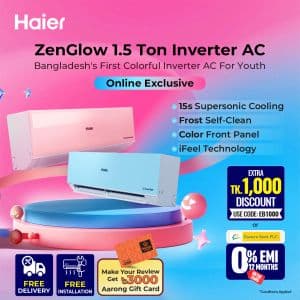Haier 1.5 Ton ZenGlow Inverter AC (ZenGlow-18INVPX6)