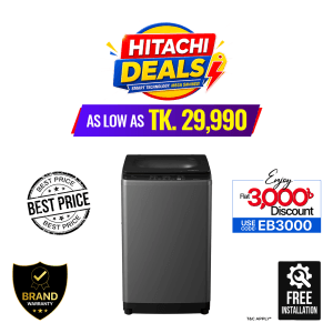 Hitachi 8KG Top Loading Washing Machine (LTL 08M00 GG)