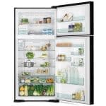 Hitachi 601 Liters Big 2 Glass Series No Frost Refrigerator (RVG690P7PB-KD-GBK)