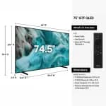 Samsung 75 Inch QLED 4K Vision AI Smart TV 2025 (75Q7F)