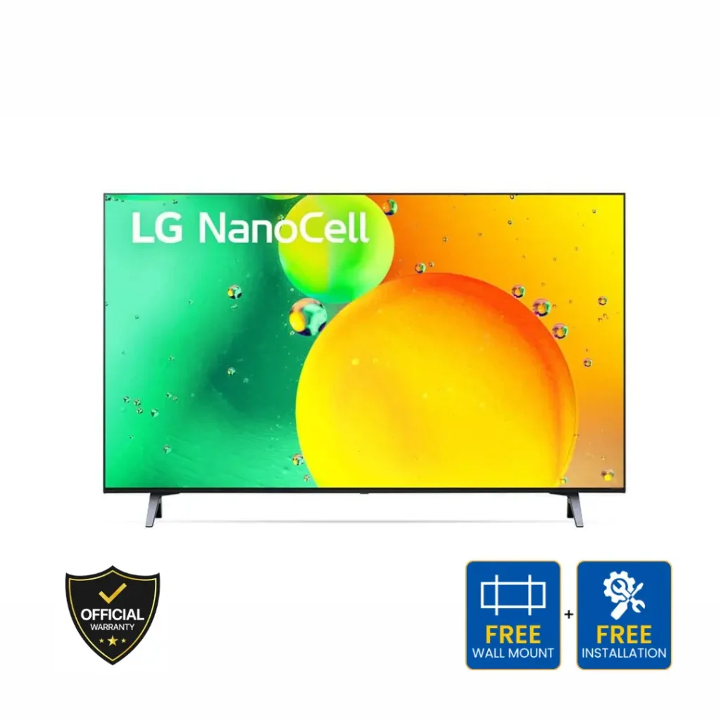 LG 50 Inch 4K UHD Smart TV (50NANO75SQA)