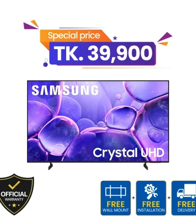 Samsung 43 Inch Crystal UHD 4K Smart TV 2025 (43U8000F)