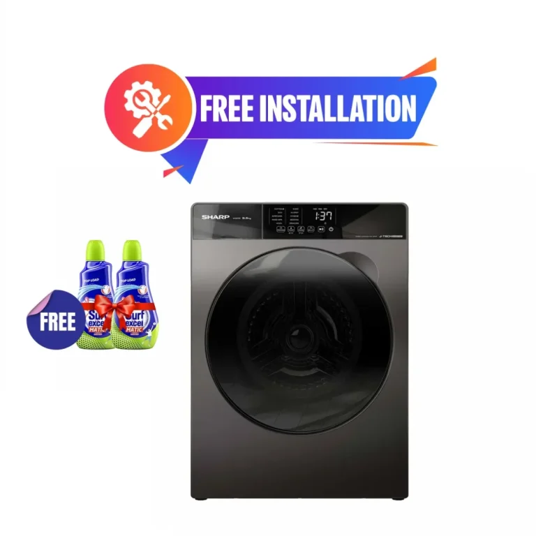 Sharp 8.5kg Full Auto Front Loading Washing Machine